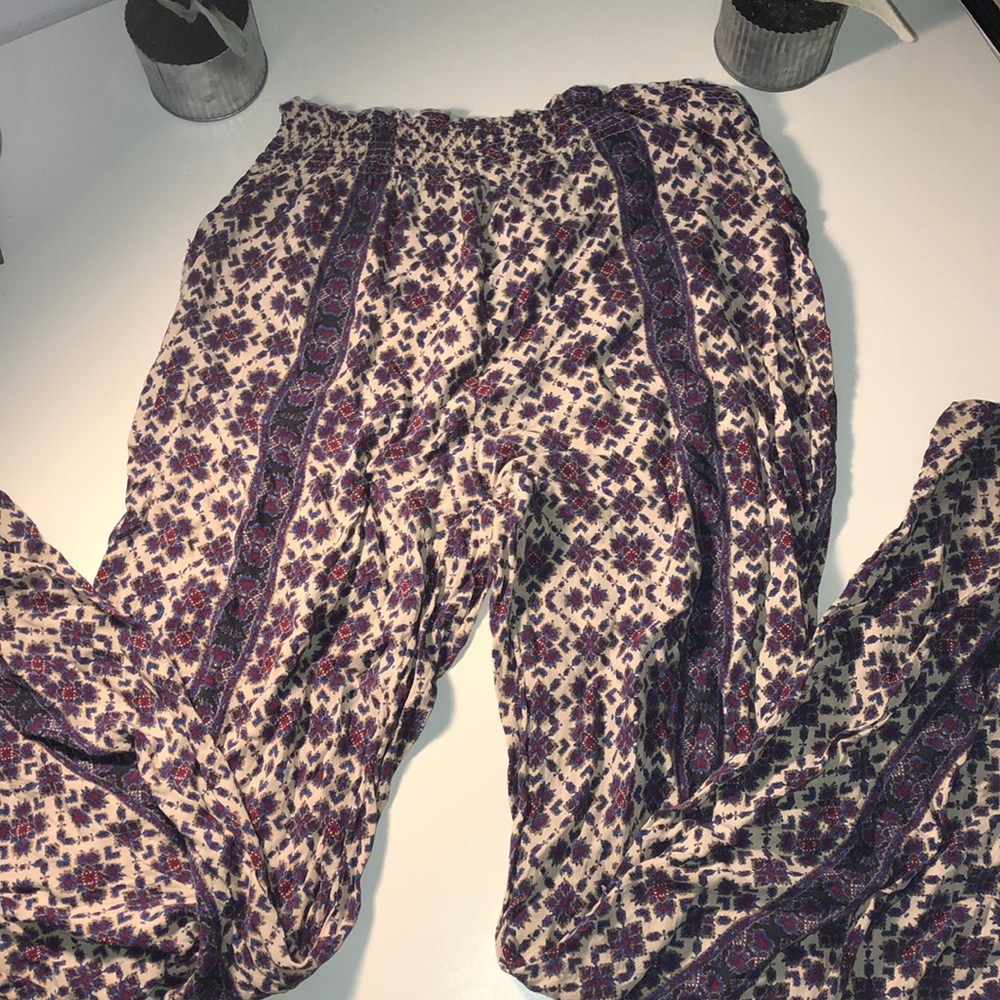 Floral flare lounge pants